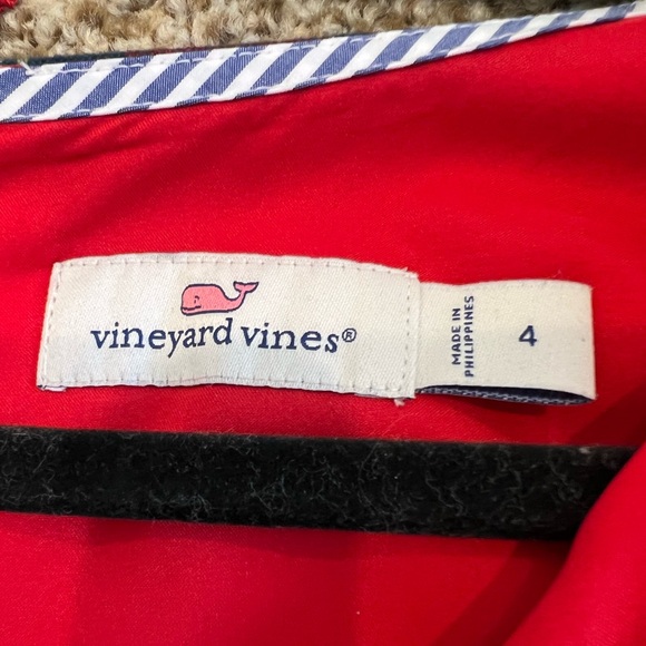 Vineyard Vines Merry Red Plaid Shift Dress Women’s Size 4 EUC - Picture 4 of 16